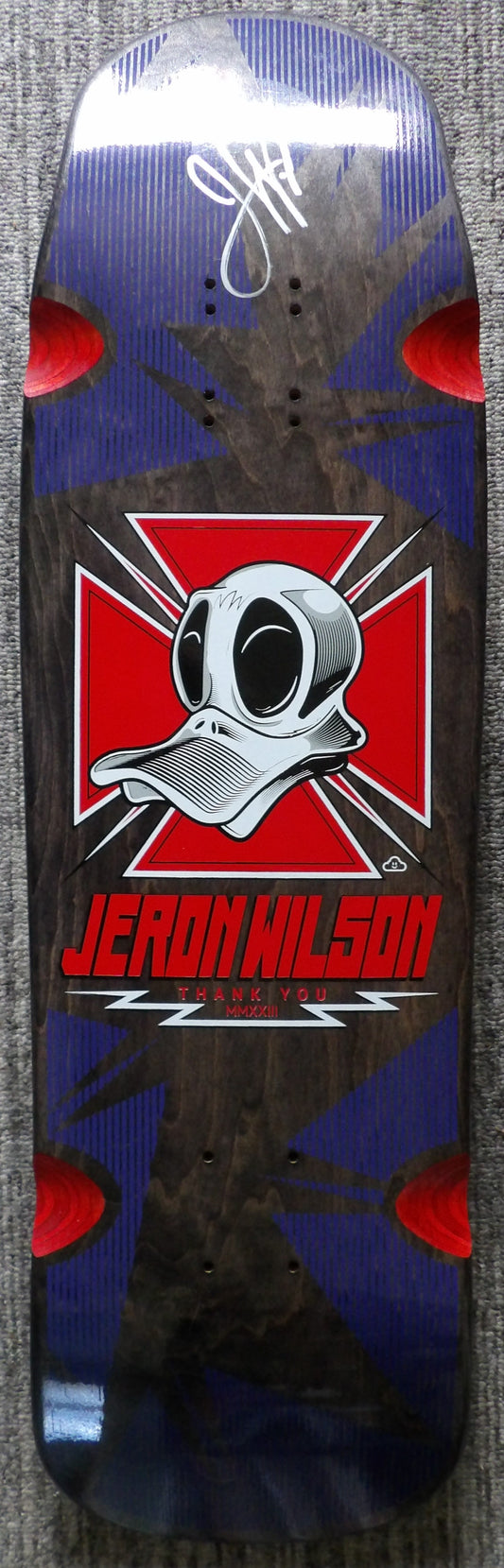 THANK YOU Skateboards - Jeron Wilson Autographed Duck Deck | 9.0"
